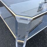 1970 transparent lucite lounge table