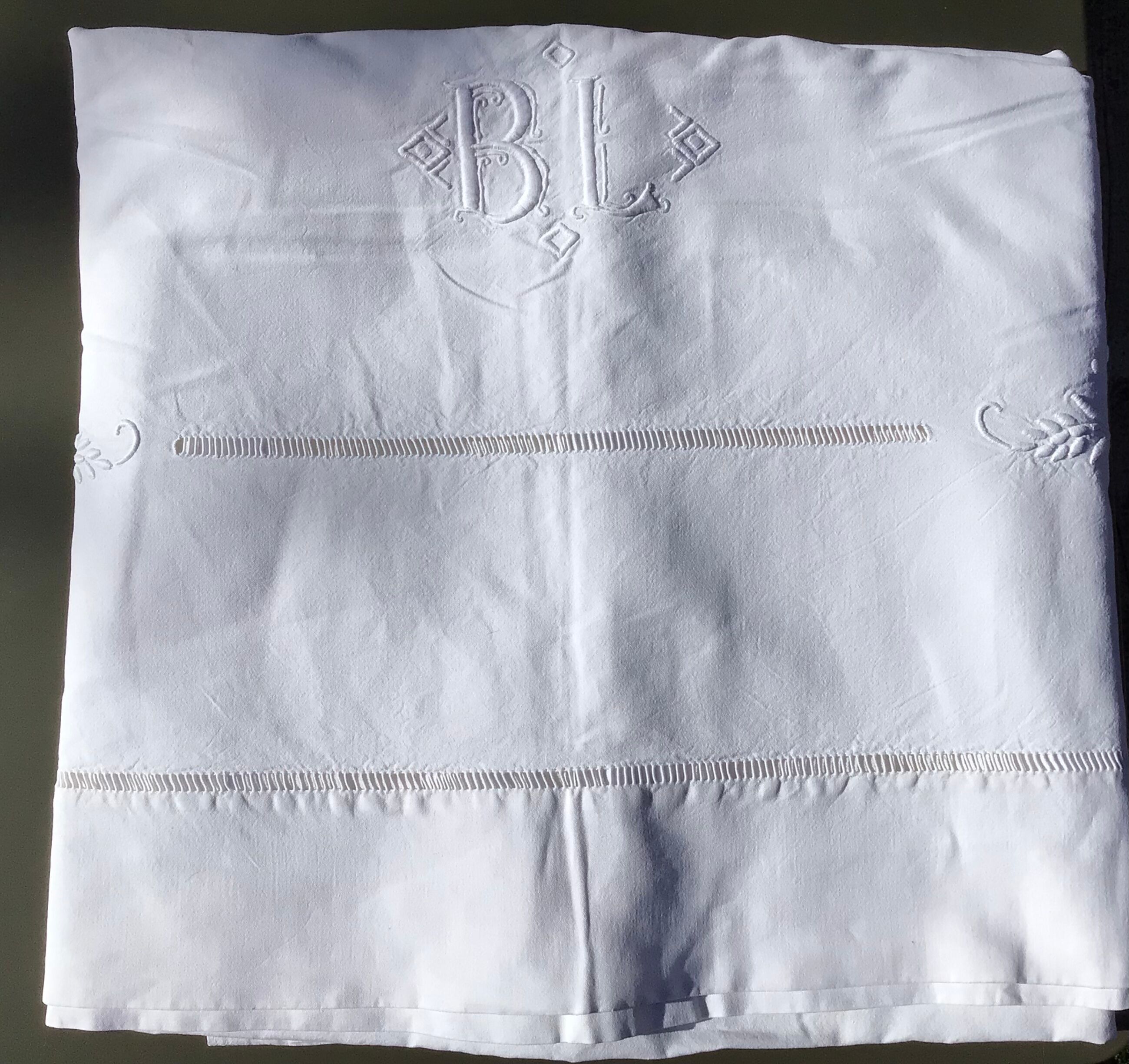 Sheet 2 places monogram BL double day scale mixed race