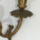 Pair of Louis XV style bronze wall sconces