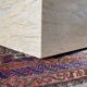 Base table shape square 1970 travertine on wheels french work