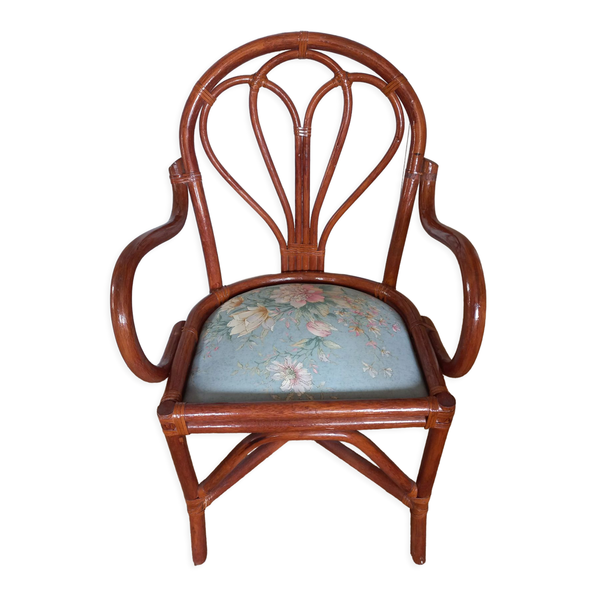 Rattan armchair from the 70s