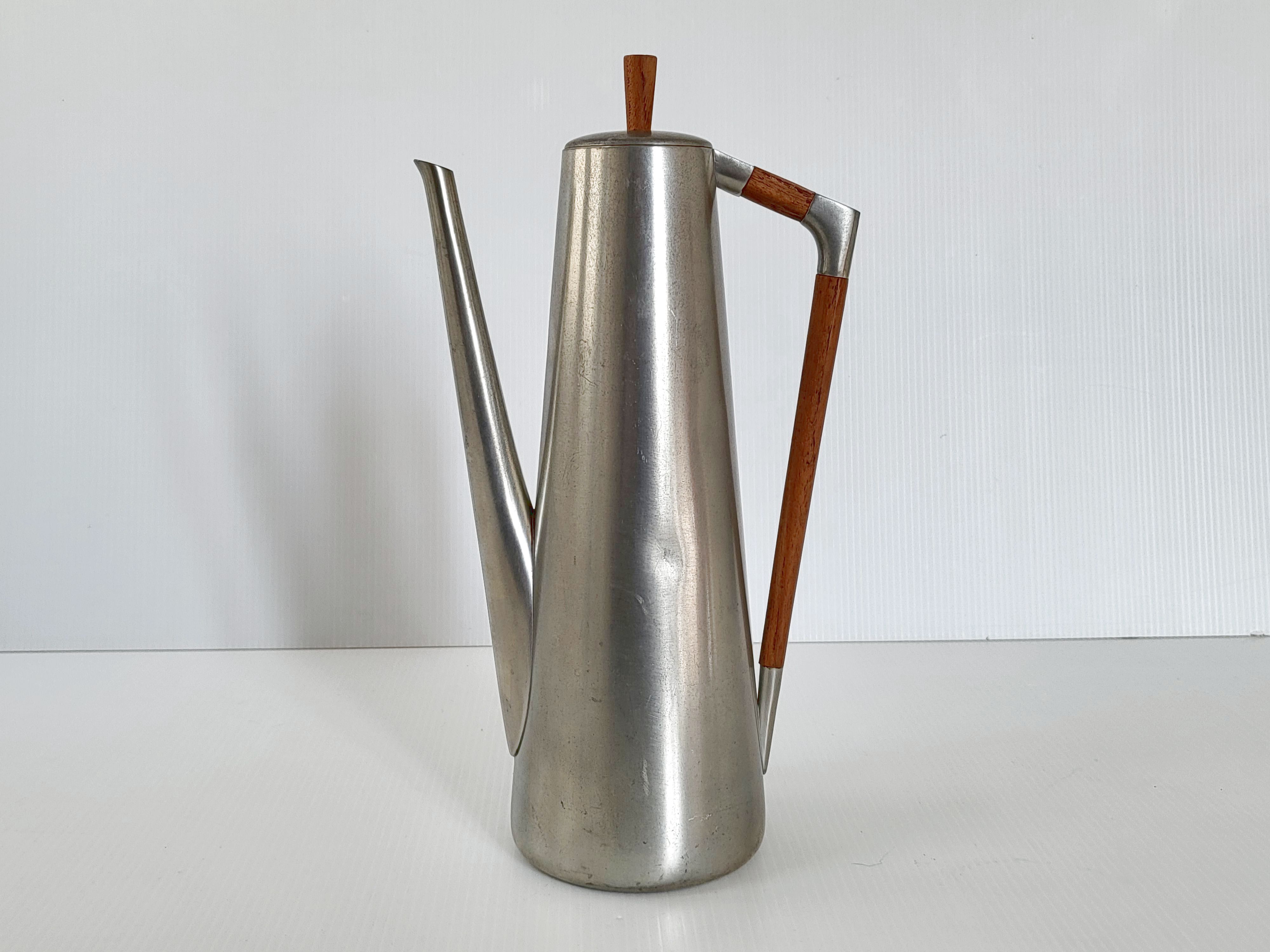 Coffee & tea service Royal Holland Pewter vintage 1960