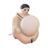 Lampe céramique Pierrot
