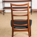 Series of 4 danish chairs in teck, model Liz of Designer Niels Kofoed 1960