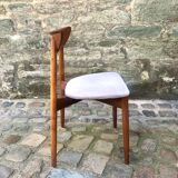 Set of six Harry Ostergaard chairs for Randers Mobelfabrick Denmark 1960