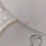 Set of 6 soup plates Faïencerie Nouvelle Givors from the 50s