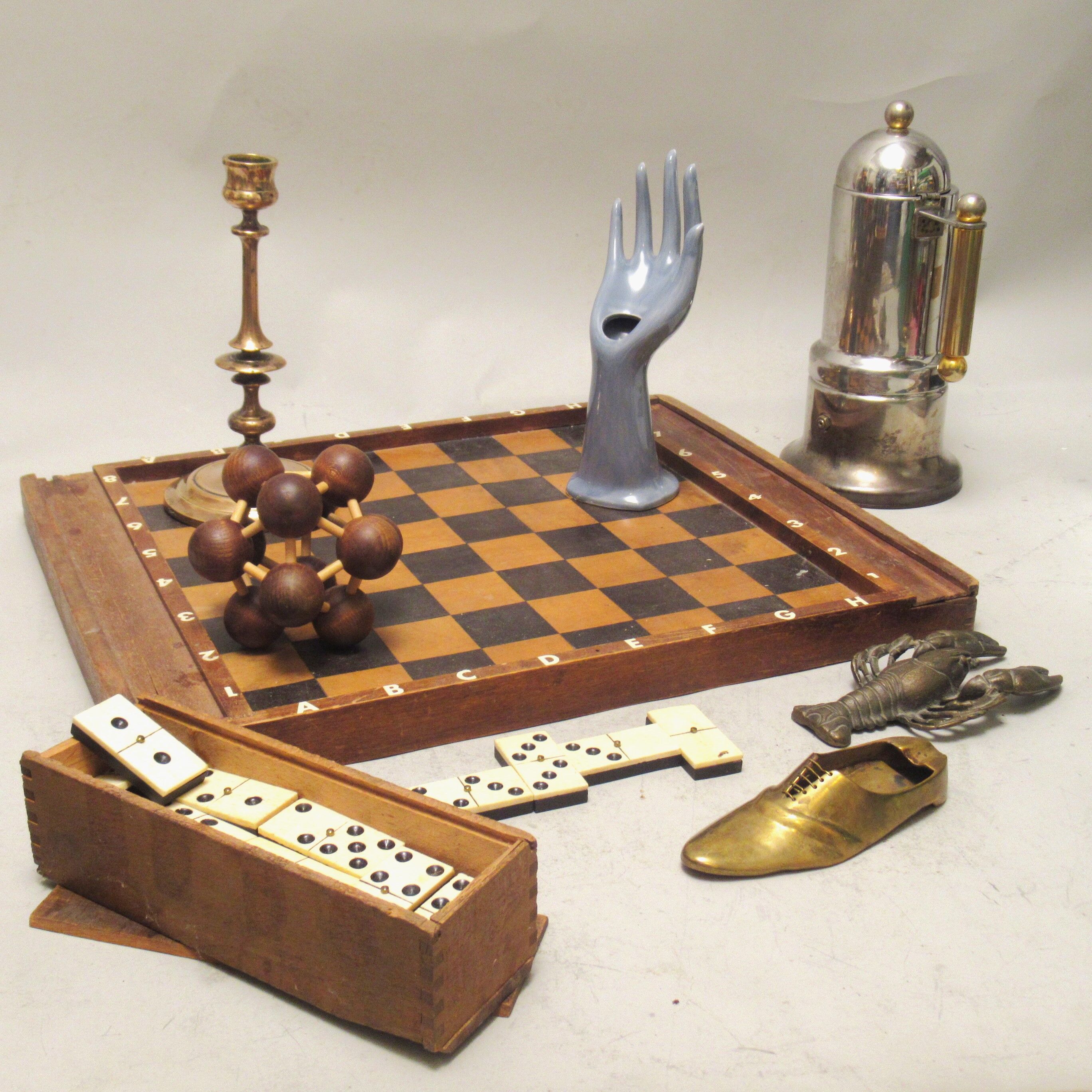 Sculpture screwweight in bronze