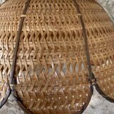 Pair of rattan suspensions c.1970