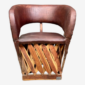 Fauteuil mexicain vintage 1970