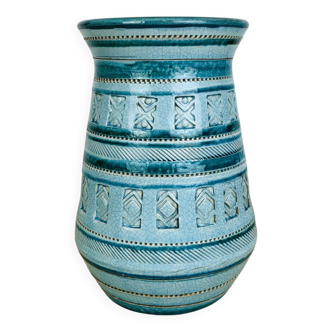 Vase céramique Aldo Londi pour Bitossi Italy