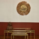 Pierre Vandel's coffee table and built-in sofa