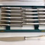 Cutlery set 36 pieces silver metal