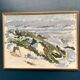 Original Swedish Oil on Canvas – "Winter Landscape" by FMK – Dated 1943 – Vintage and Framed – 78 × 60 cm (30.7" × 23.6")