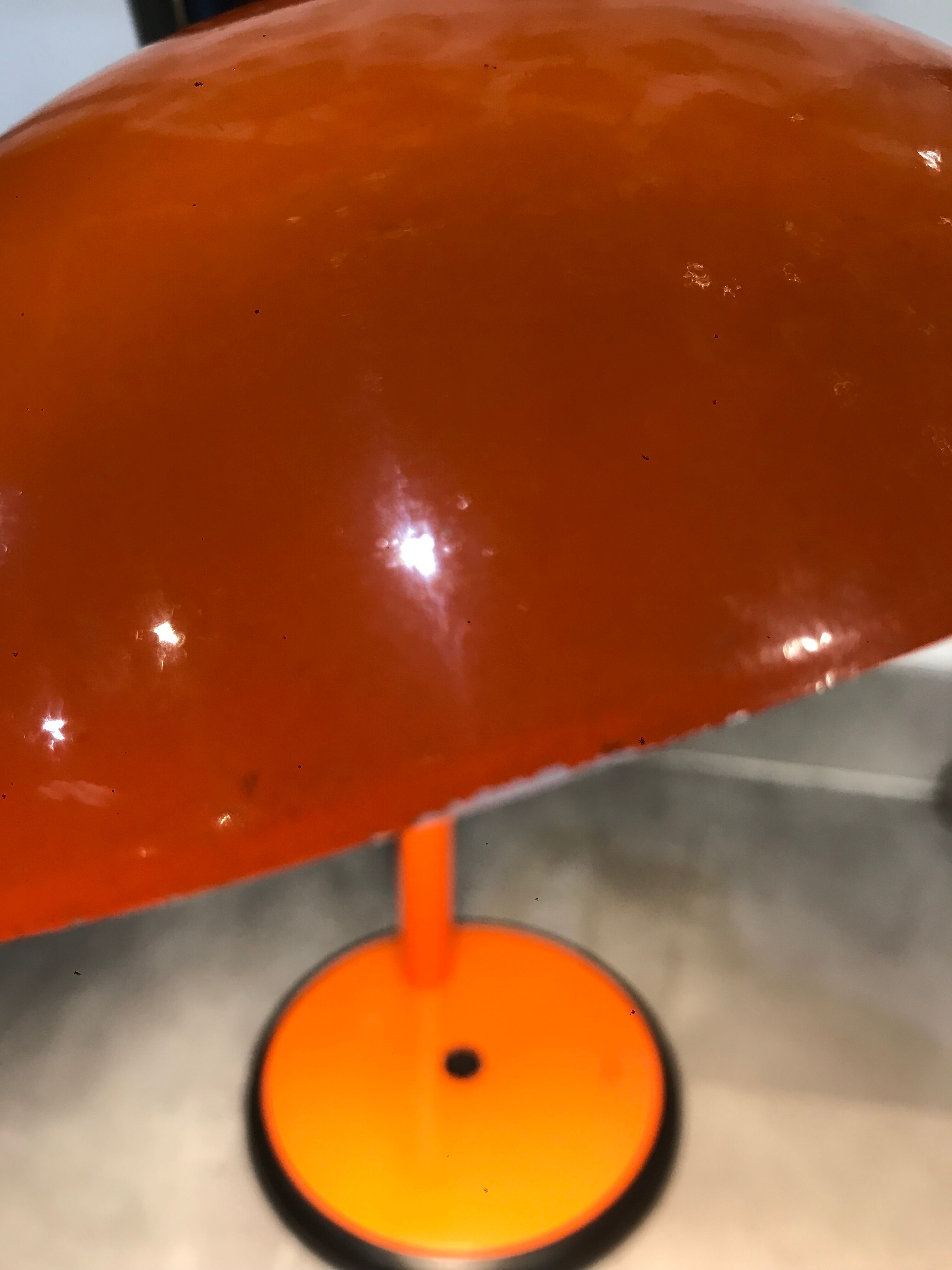 Vintage orange lamp