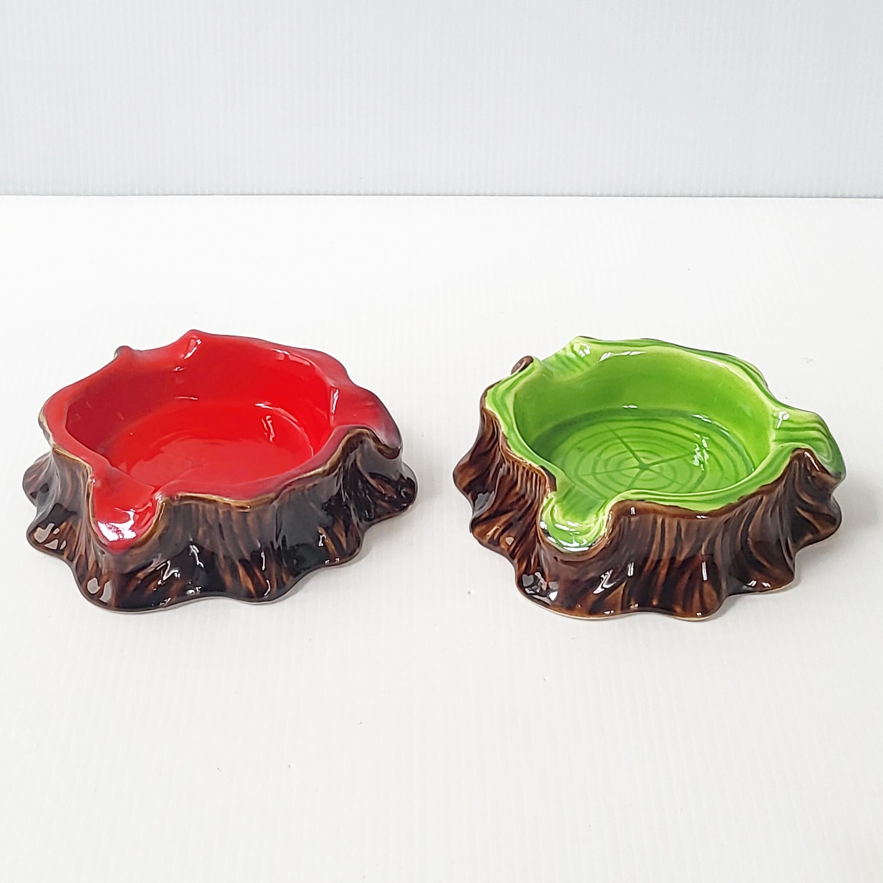 Pair of vintage Vallauris ashtrays 1960