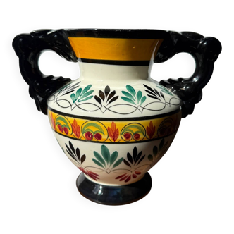 Quimper vase in ceramic – hand-painted decoration