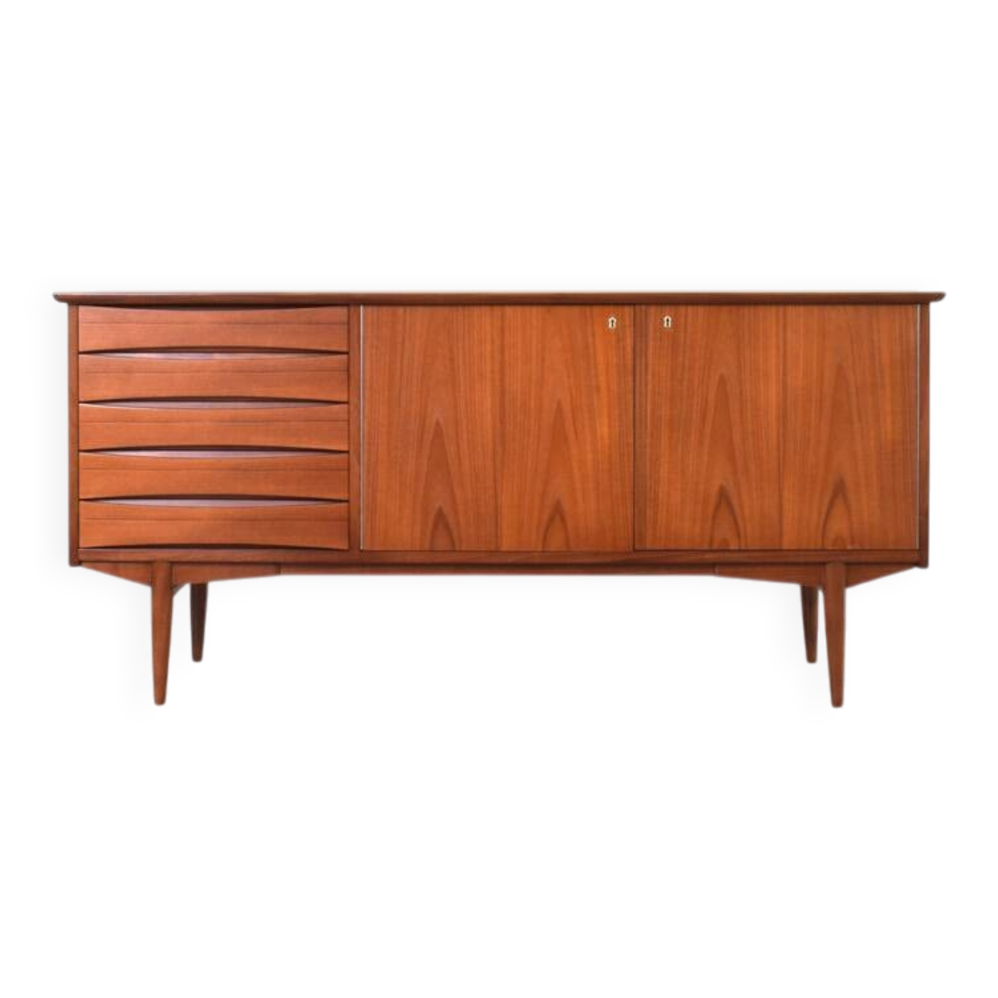 Teak enfilade from the mid-century by Frederik Kayser, 1960s.