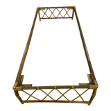 Rattan bed frame