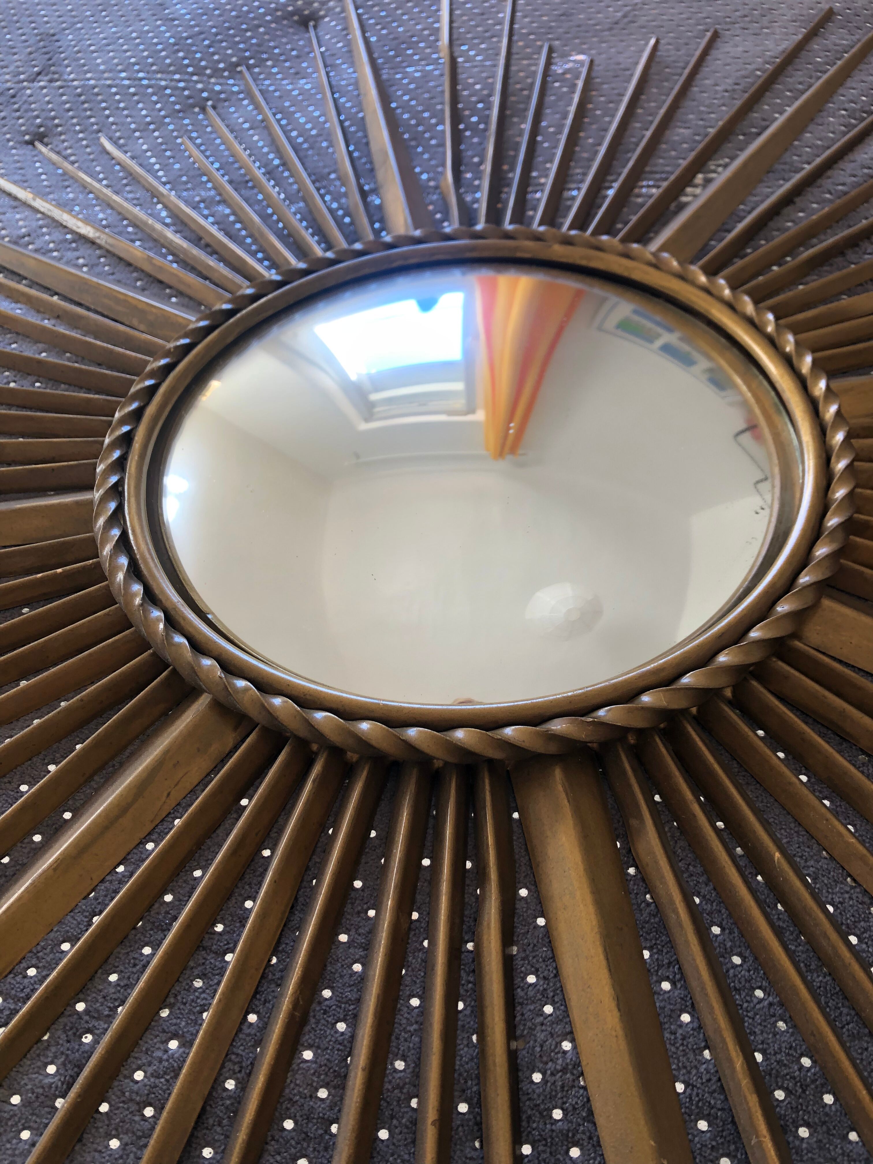 Mirror Chaty Vallauris curved 60s