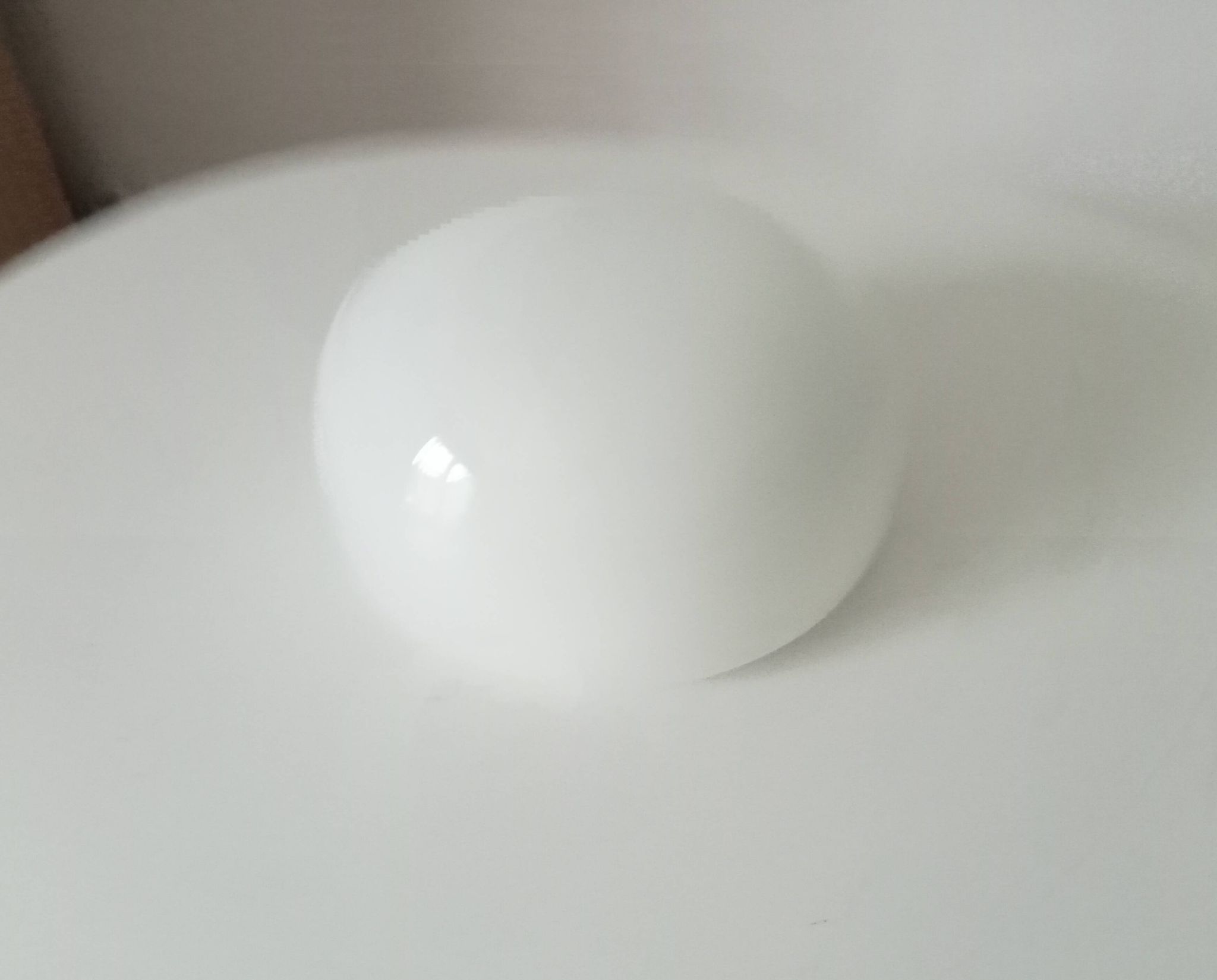Old vintage globe lampshade in opaline.