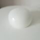 Old vintage globe lampshade in opaline.