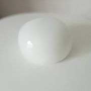 Old vintage globe lampshade in opaline.