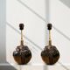 Paire de Lampes Grenade Noire