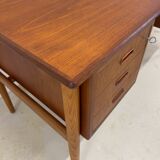 Bureau danois en teck et chêne