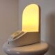 Plastic space age lamp with plug from Hagberg for Ikea