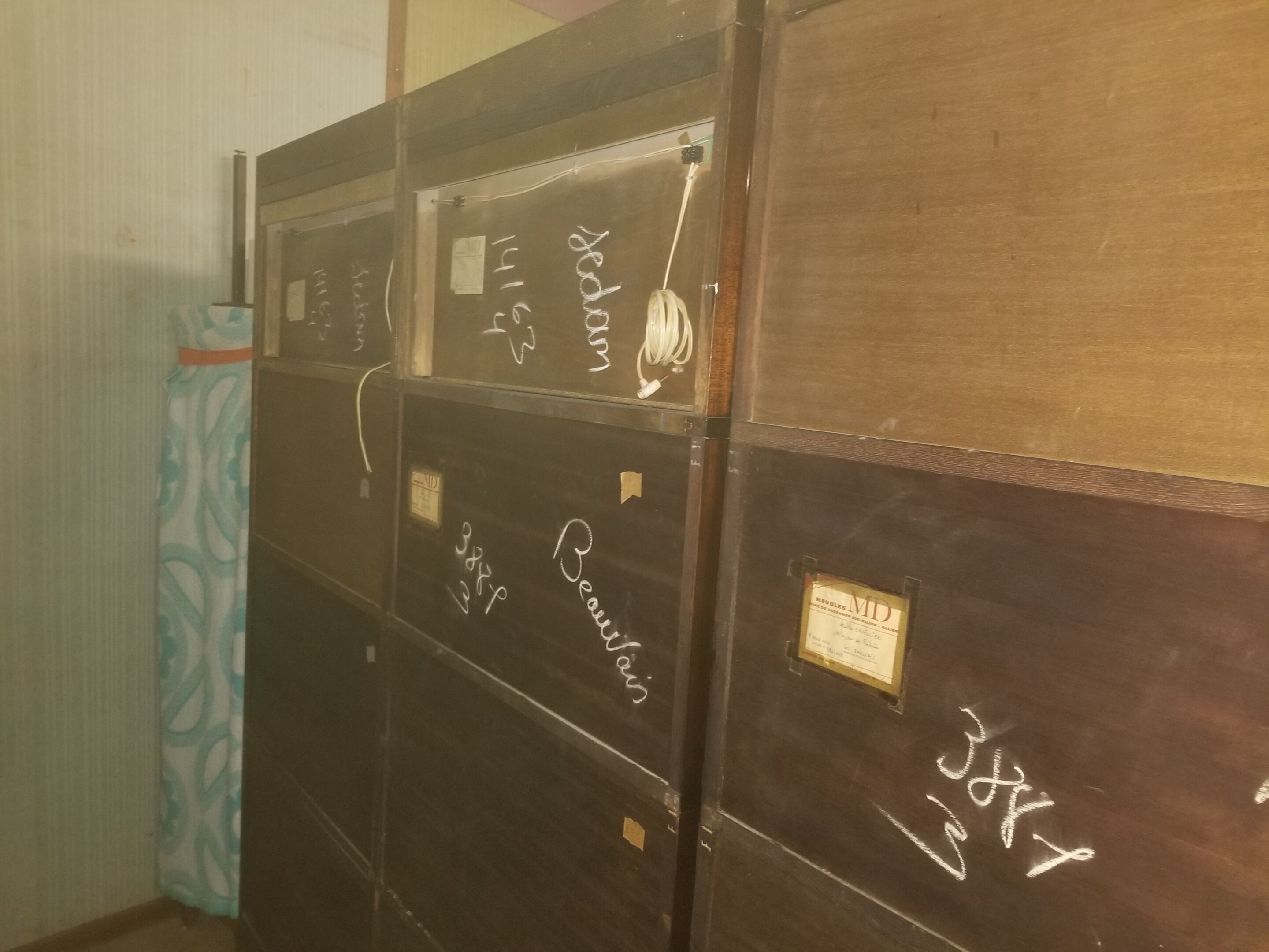 Modular vintage bar library showcase furniture MD - 60s