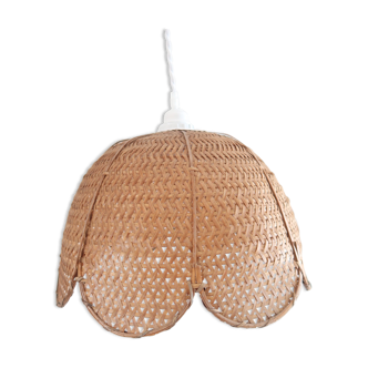 Rattan hanging lamp
