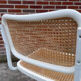 Set of 4 Cesca b32 model chairs in white