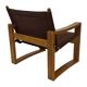 Vintage Børge Jensen Safari Chair Pinewood Denmark 1970s