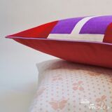 Geometric vintage 70's cushion