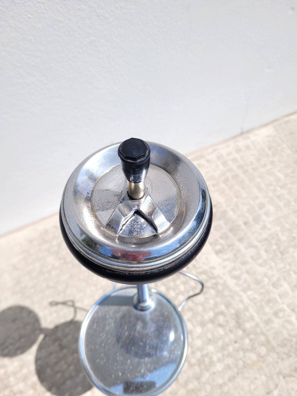 Cendrier sur pied vintage