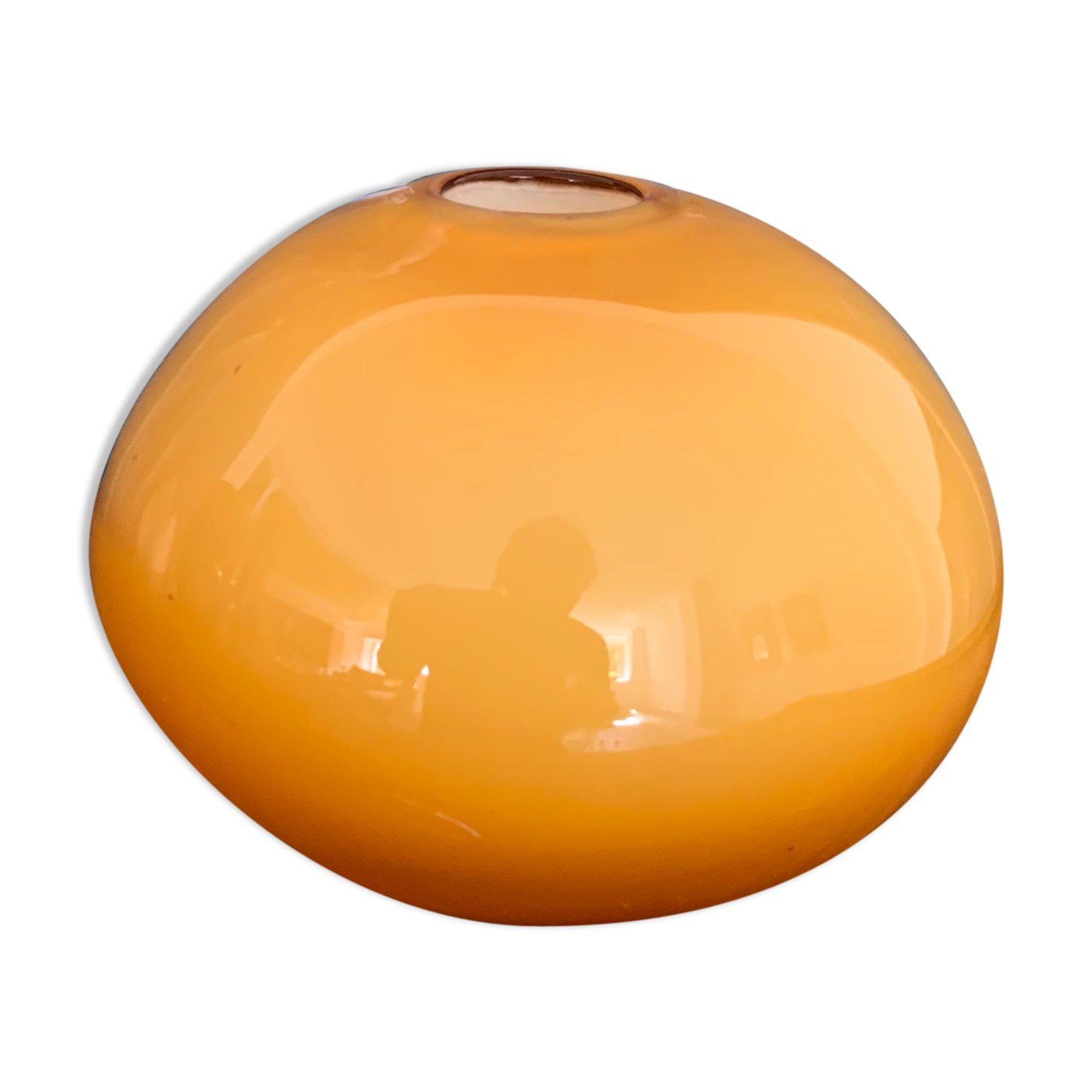 Vintage Murano glass ball vase