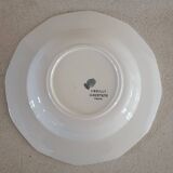 Set of 1 dish and 1 deep dish Badonviller