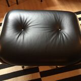 Lounge de Charles Eames avec son ottoman