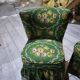 Sofa and its 2 matching armchairs from the 1960s.