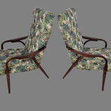 Armchairs 947 for Ton, 1970s