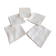 Lot de 5 serviettes de table en coton , ivoire clair , monogramme RP