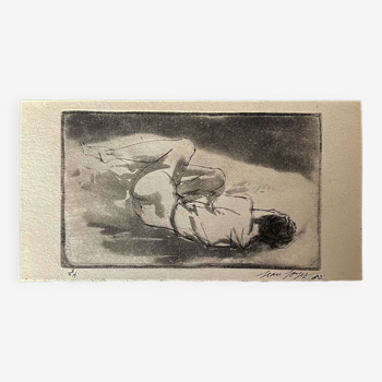 "Jeune femme endormie" par Jean Baudet