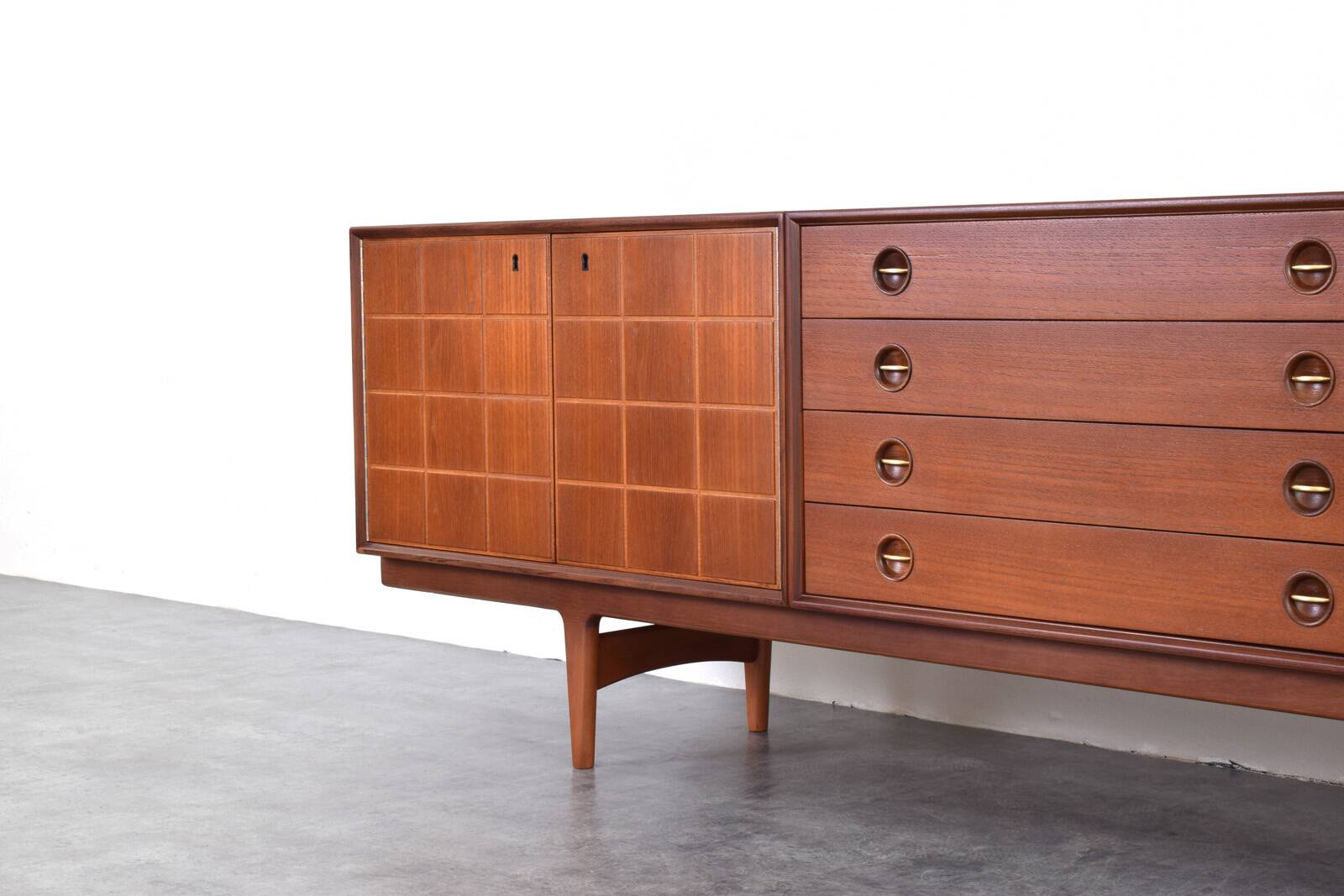 Mid-Century Teak Sideboard by Rolf Rastad & Adolf Relling for Gustav Bahus