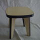 Selette vintage formica années 1970
