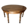 Louis-Philippe XIXth century demi-lune console table in solid walnut – seats 6 people.