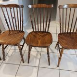 Set of 4 Baumann bistro chairs from the 1970s