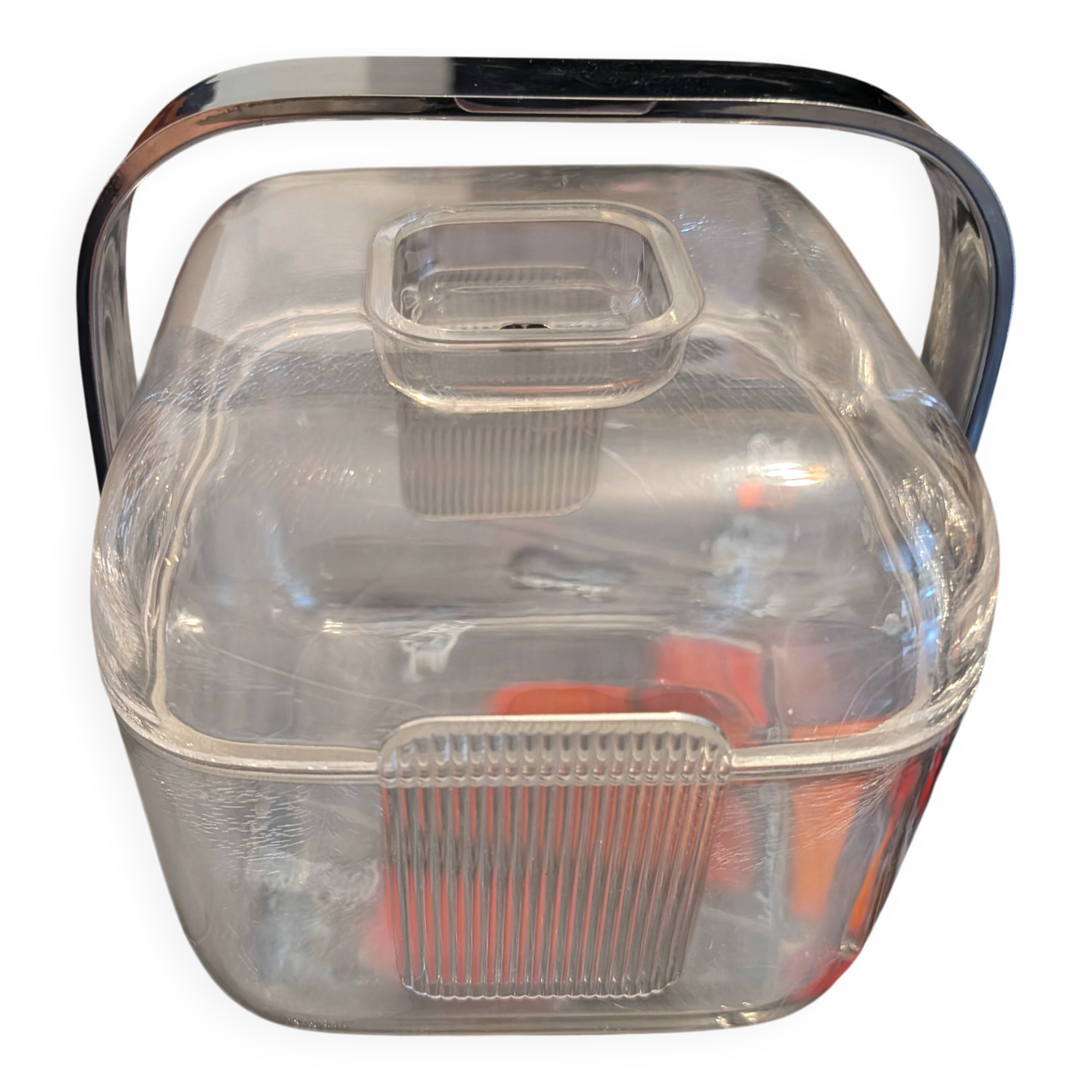 Guzzini ice bucket and its spoon