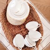cups and saucers porcelain Vierzon