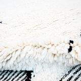 Carpet beni ouarain 100% virgin wool makes a new hand 140x220cm