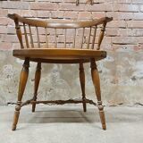 Vintage office armchair with Scandinavian style bar